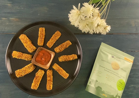 Crispy tofu sticks / fingers - Keto friendly, gluten free, high in protein, high in fibre and vegan